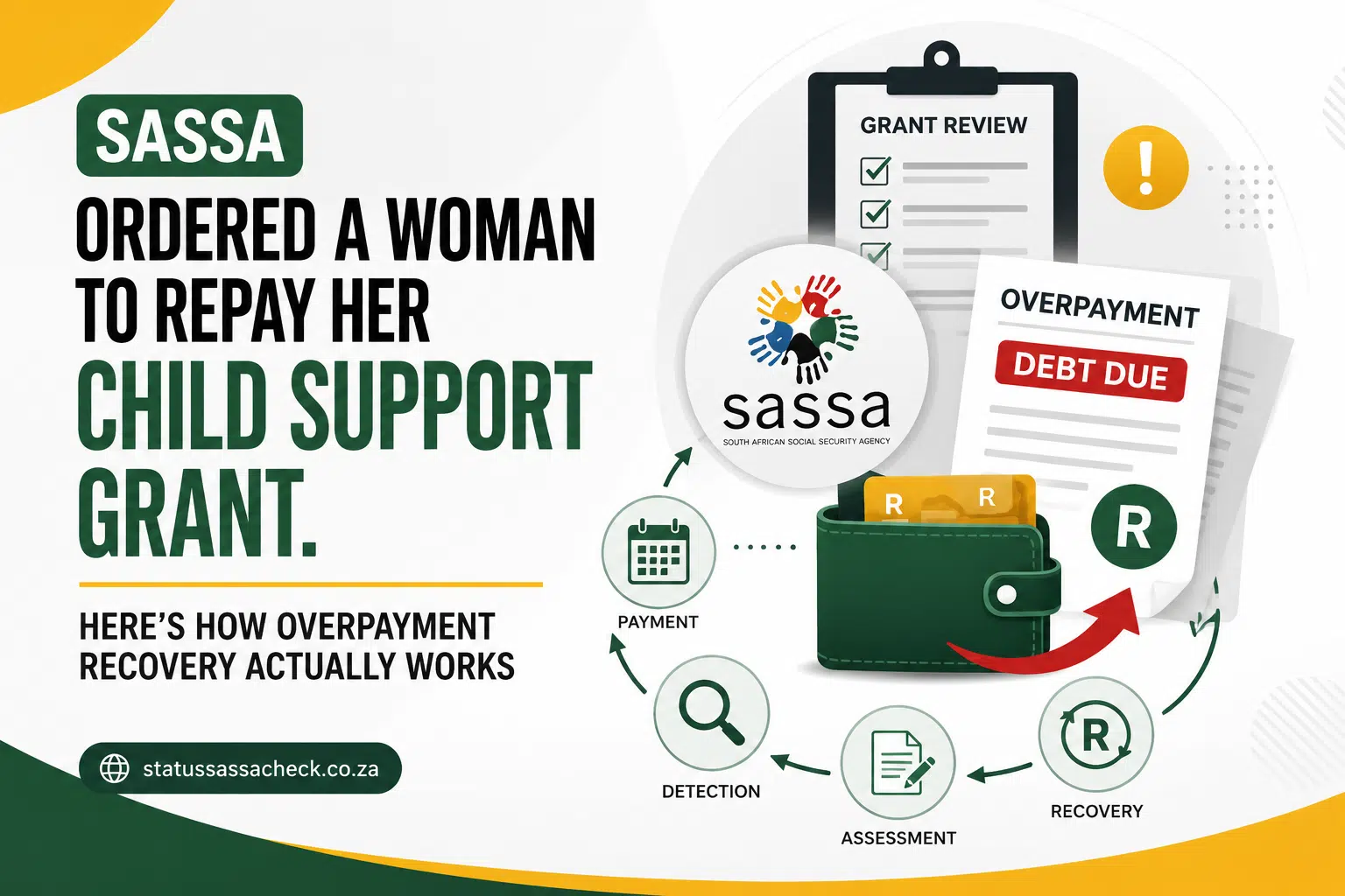 SASSA grant repayment notice explained: Child Support Grant overpayment recovery process in South Africa